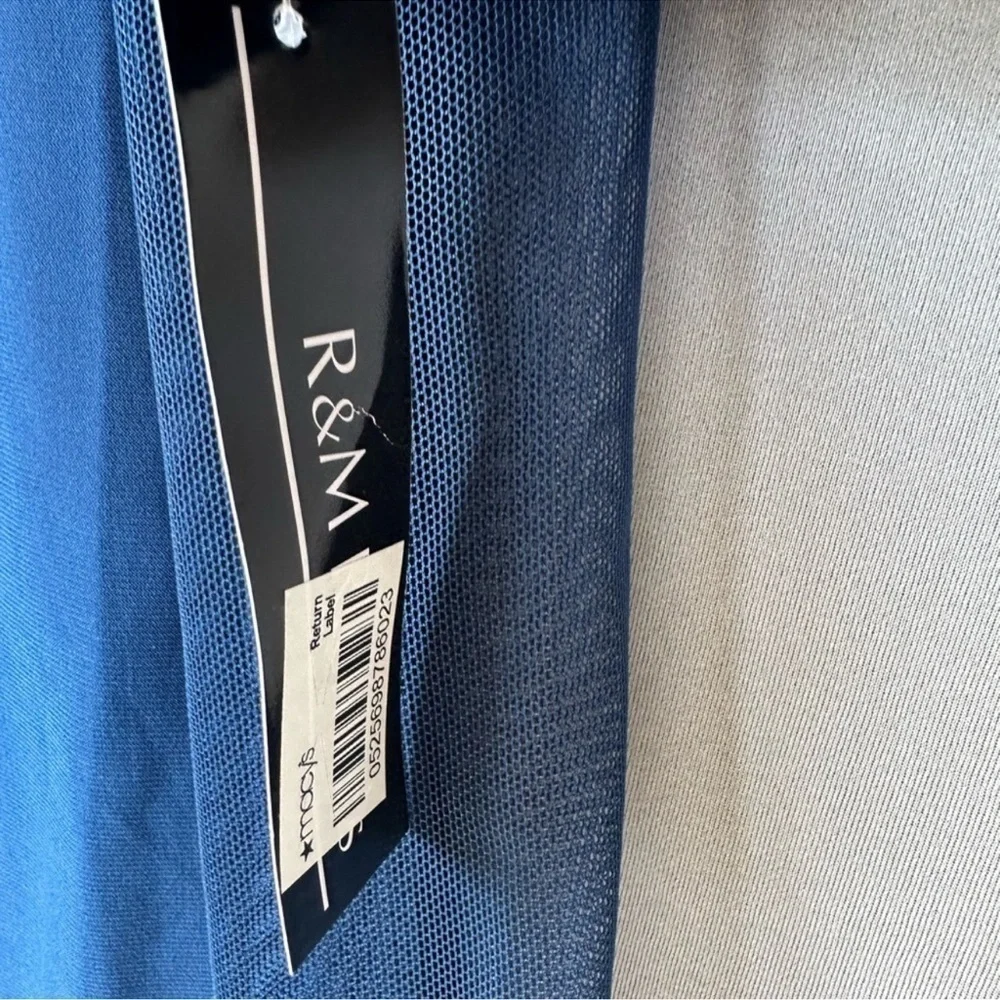 378. NWT R&M Richards Women's Plus Shift Dress with matching Jacket Peacock 3x